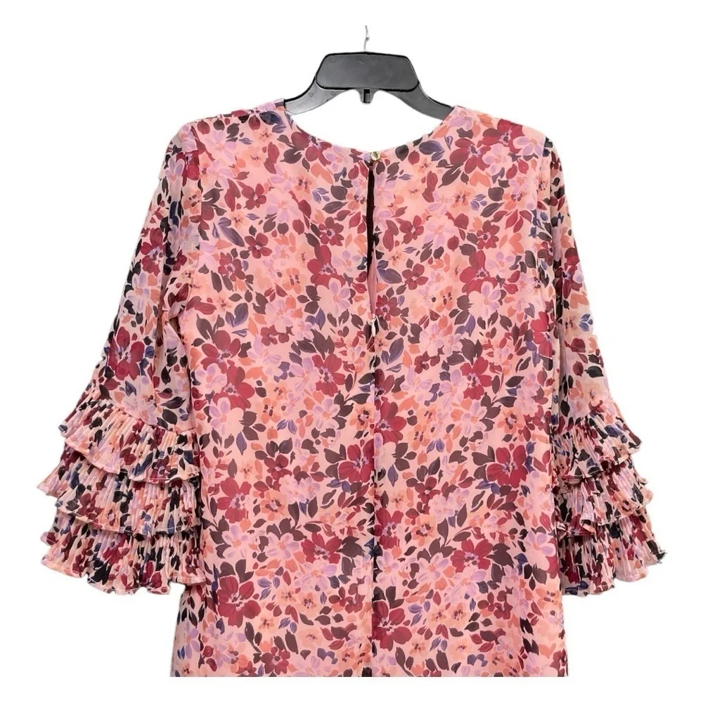Vince Camuto Tiered-Sleeve Floral Dress size 6